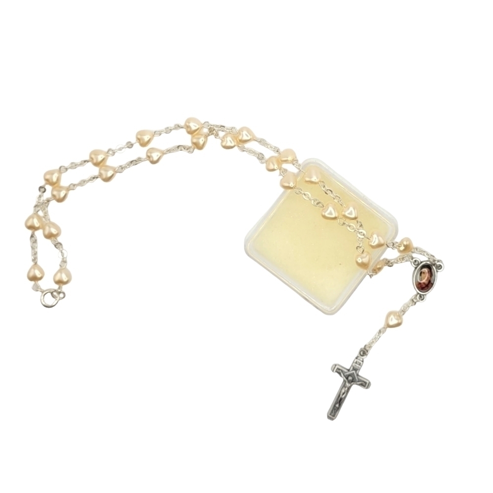 Portugal Rosary of Saint Alexandrina De Balasar with heart beads